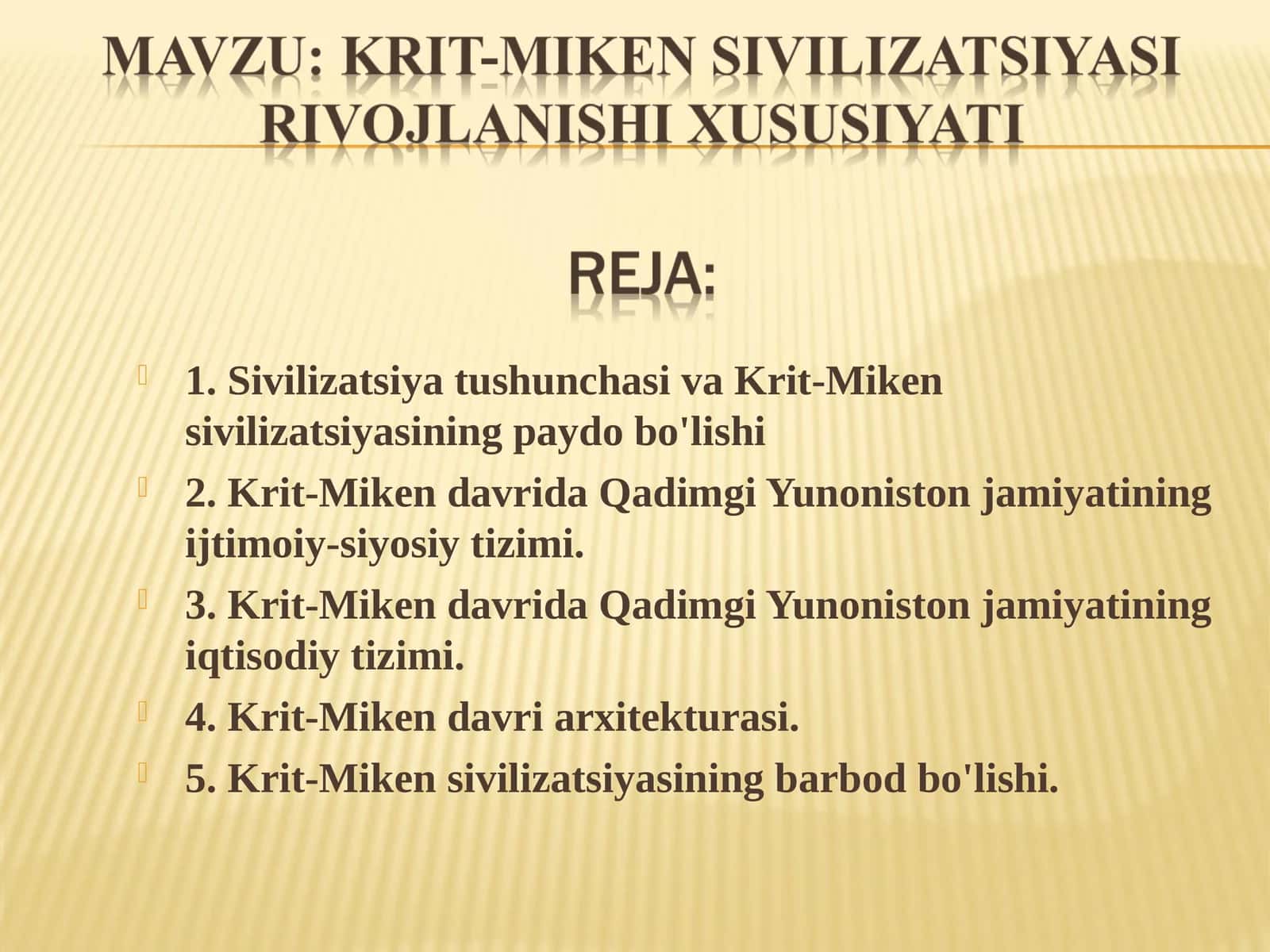 Krit-Miken sivilizatsiyasi 1