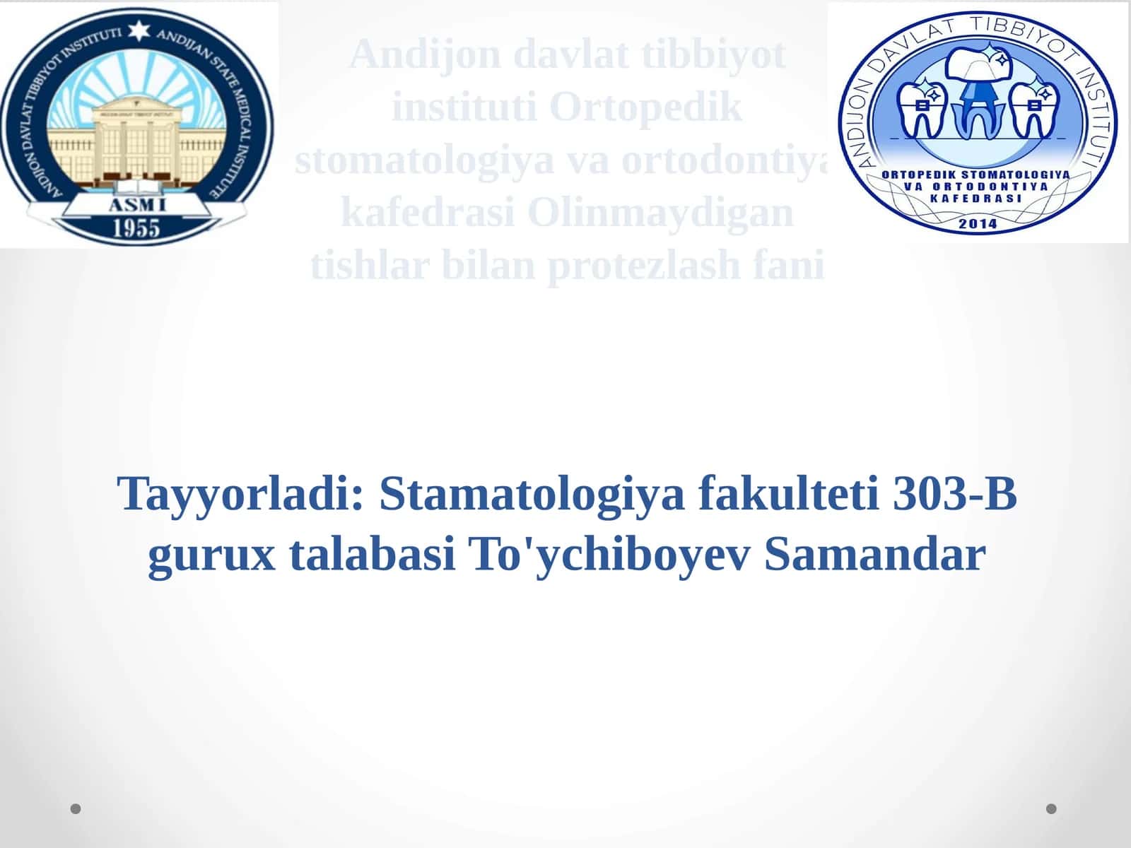 Gnatologiya 1