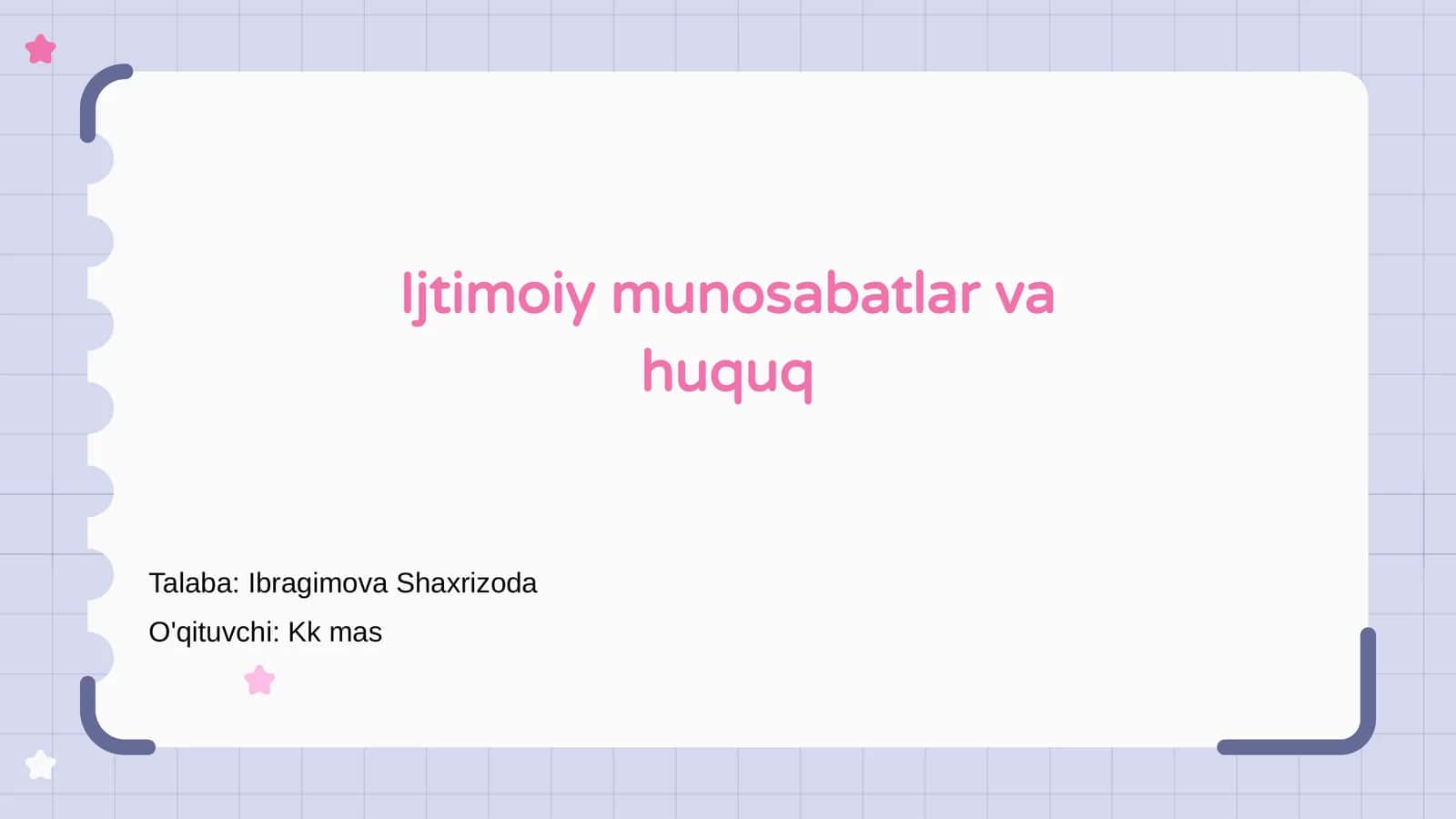 Ijtimoiy munosabatlar va huquq 1