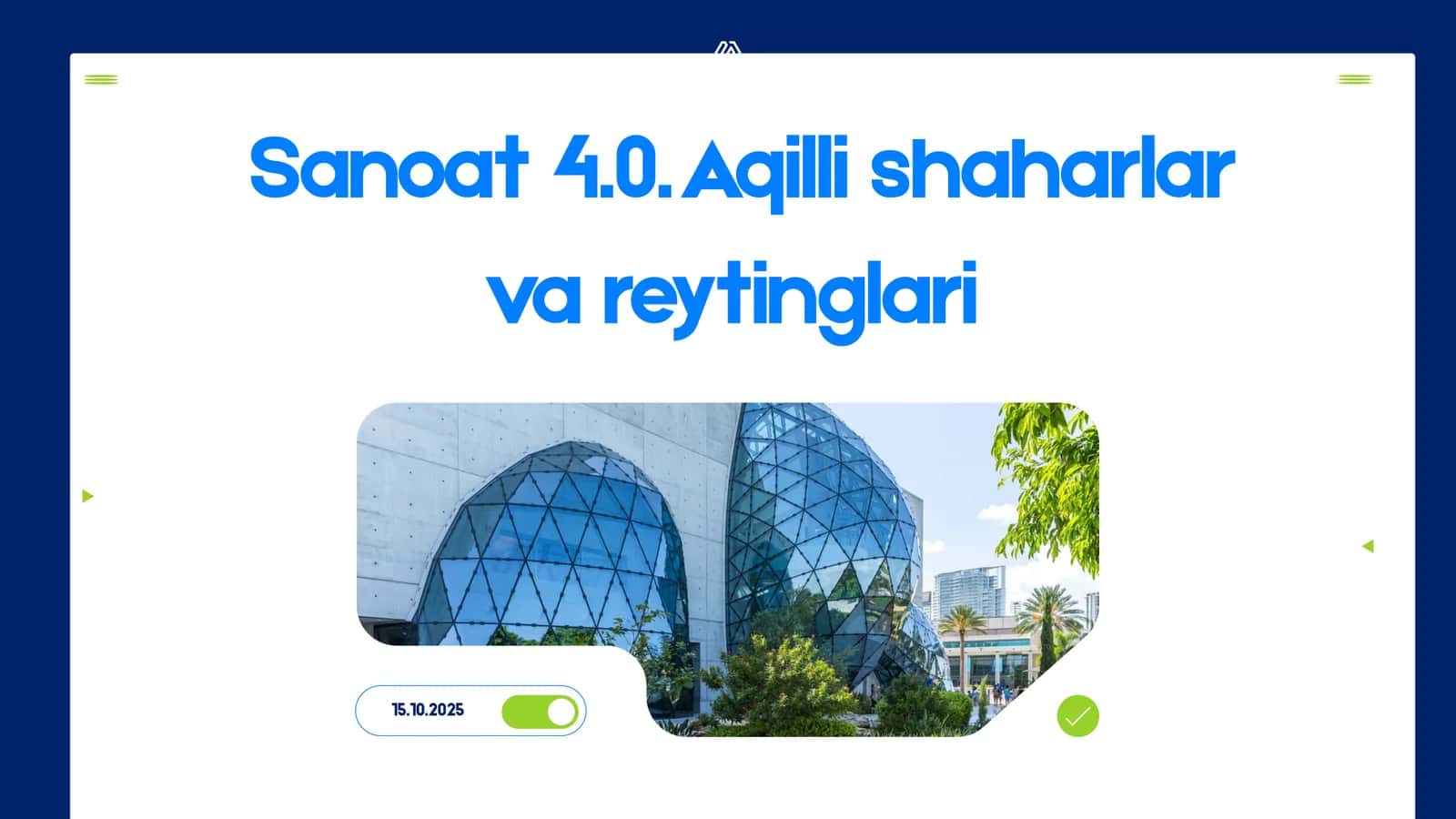 Sanoat 4.0. Aqilli shaharlar va reytinglari 1