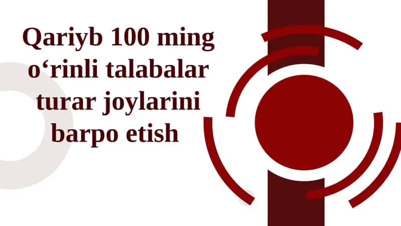 Ming oʻrinli talabalar turar joylari 1