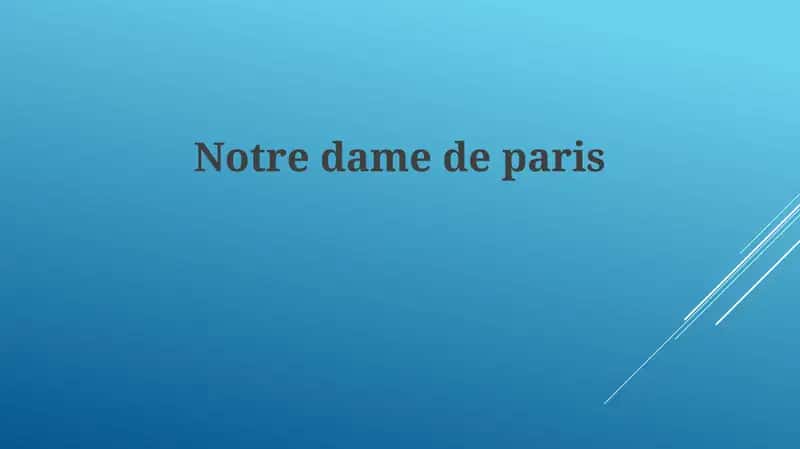 Notre-Dame de Paris 1