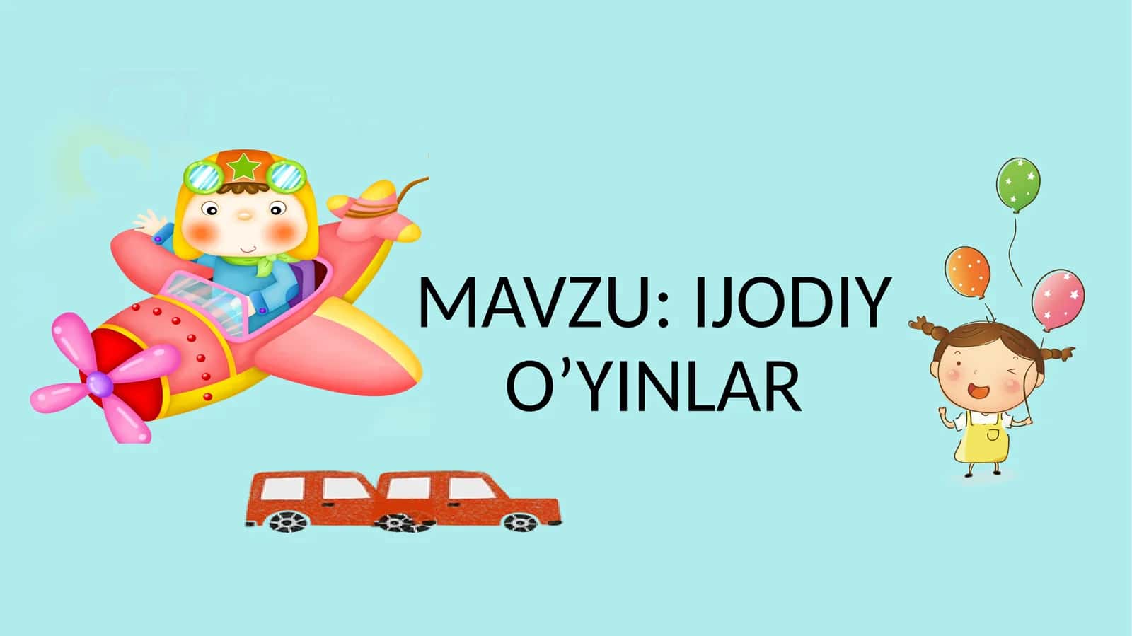 IJODIY O’YINLAR slayt 1