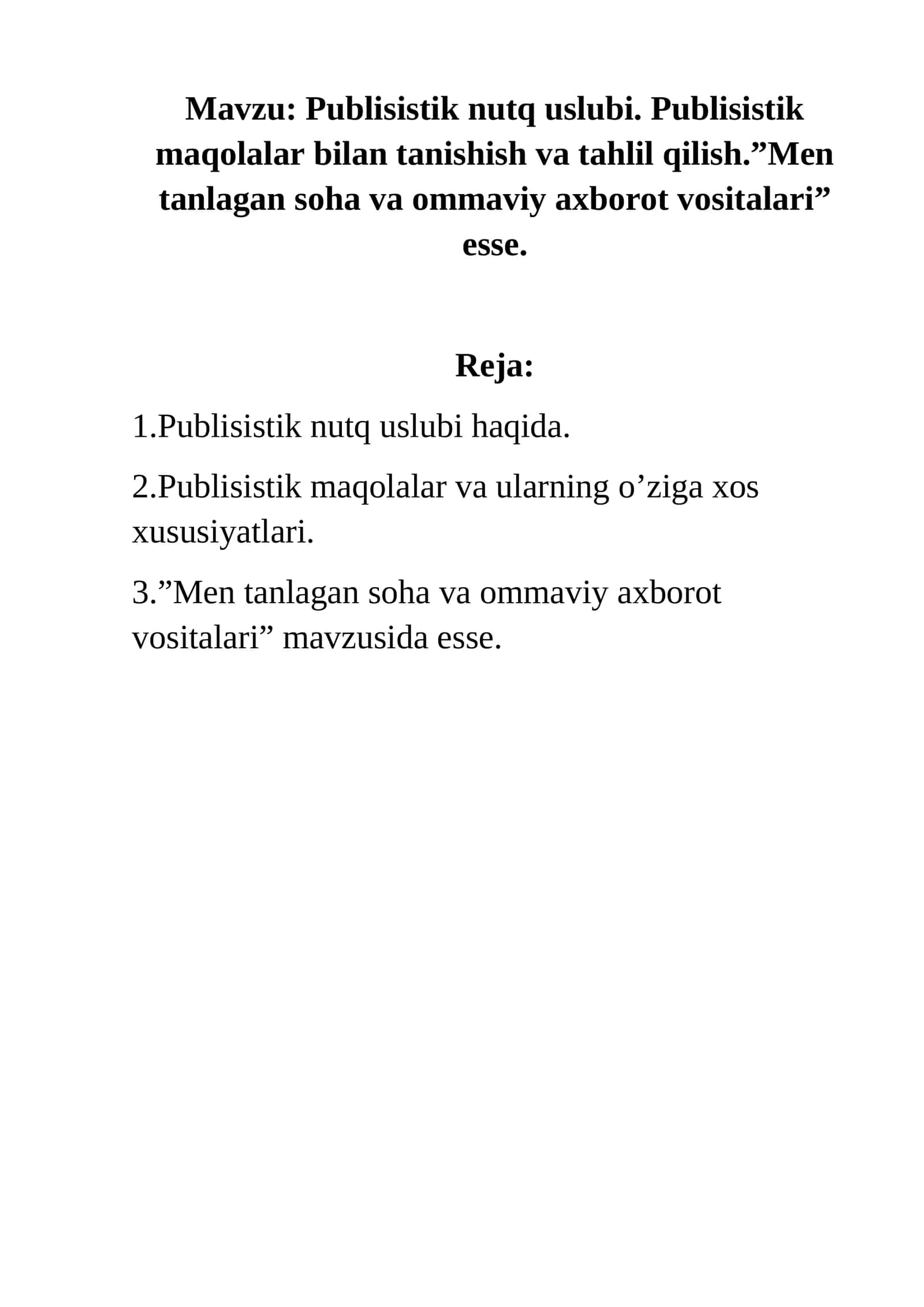 Publisistik nutq uslubi 1