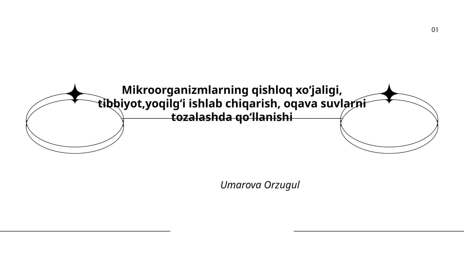 Mikroorganizmlarning qishloq xoʻjaligi, tibbiyot, yoqilgʻi ishlab chiqarish 1