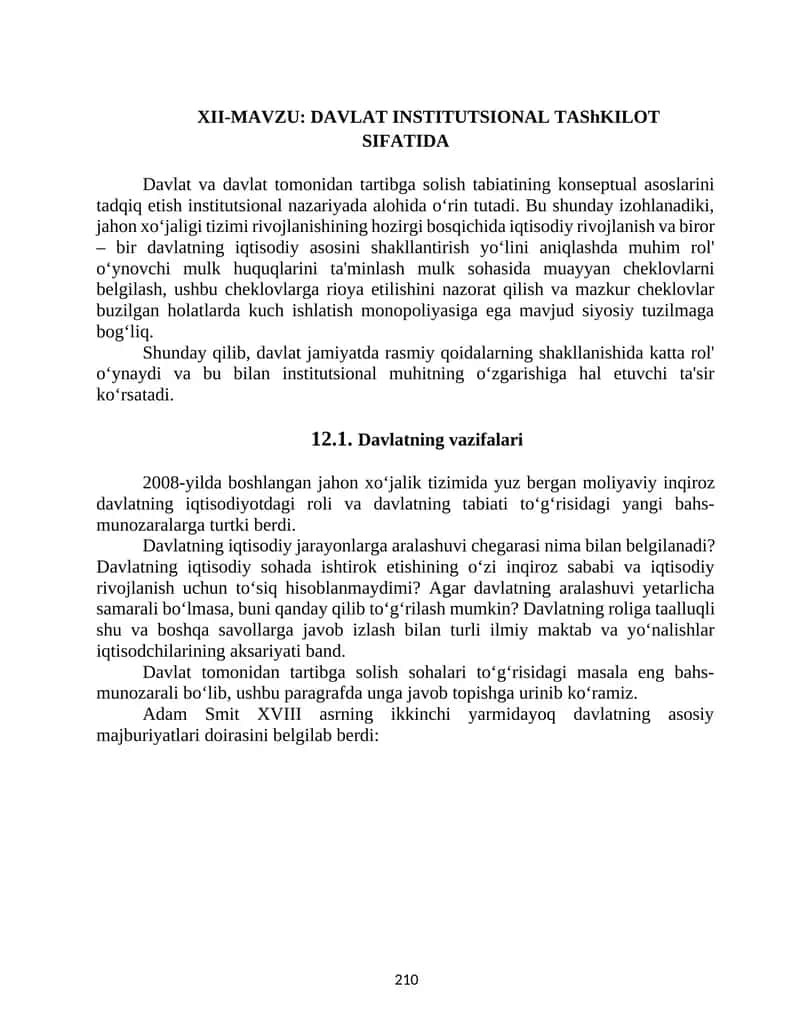 DAVLAT INSTITUTSIONAL TAShKILOT SIFATIDA 1