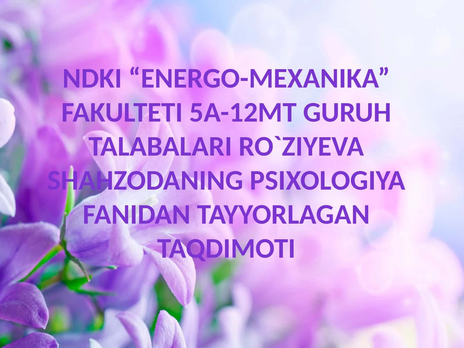 Shaxsning individual xususiyatlari. Temperament haqida 1