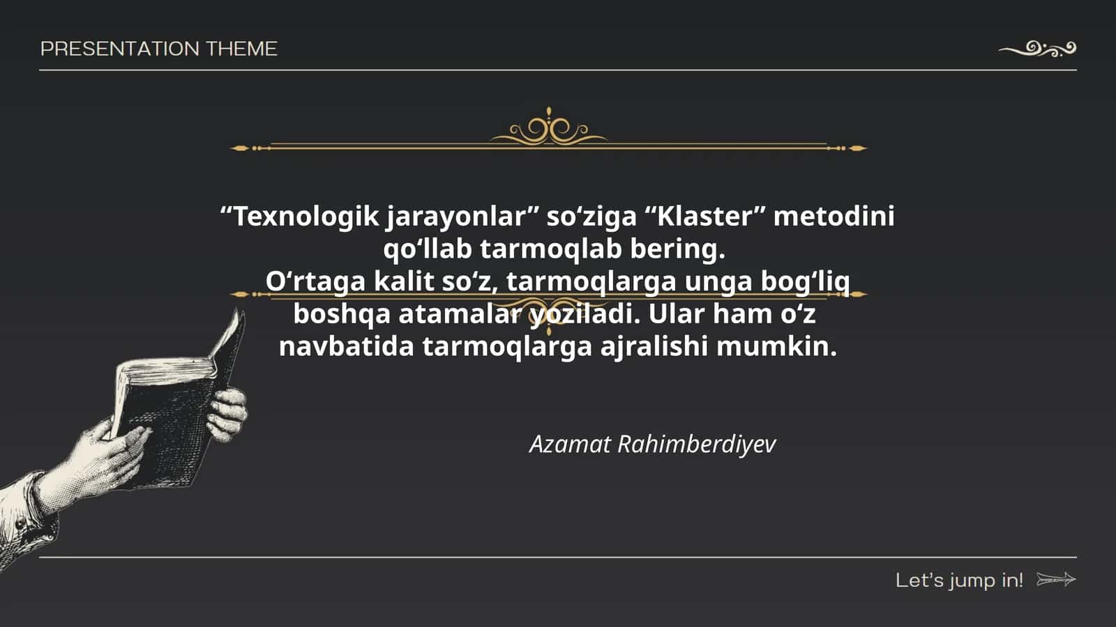 Klaster Metodini Tarmoqlash 1