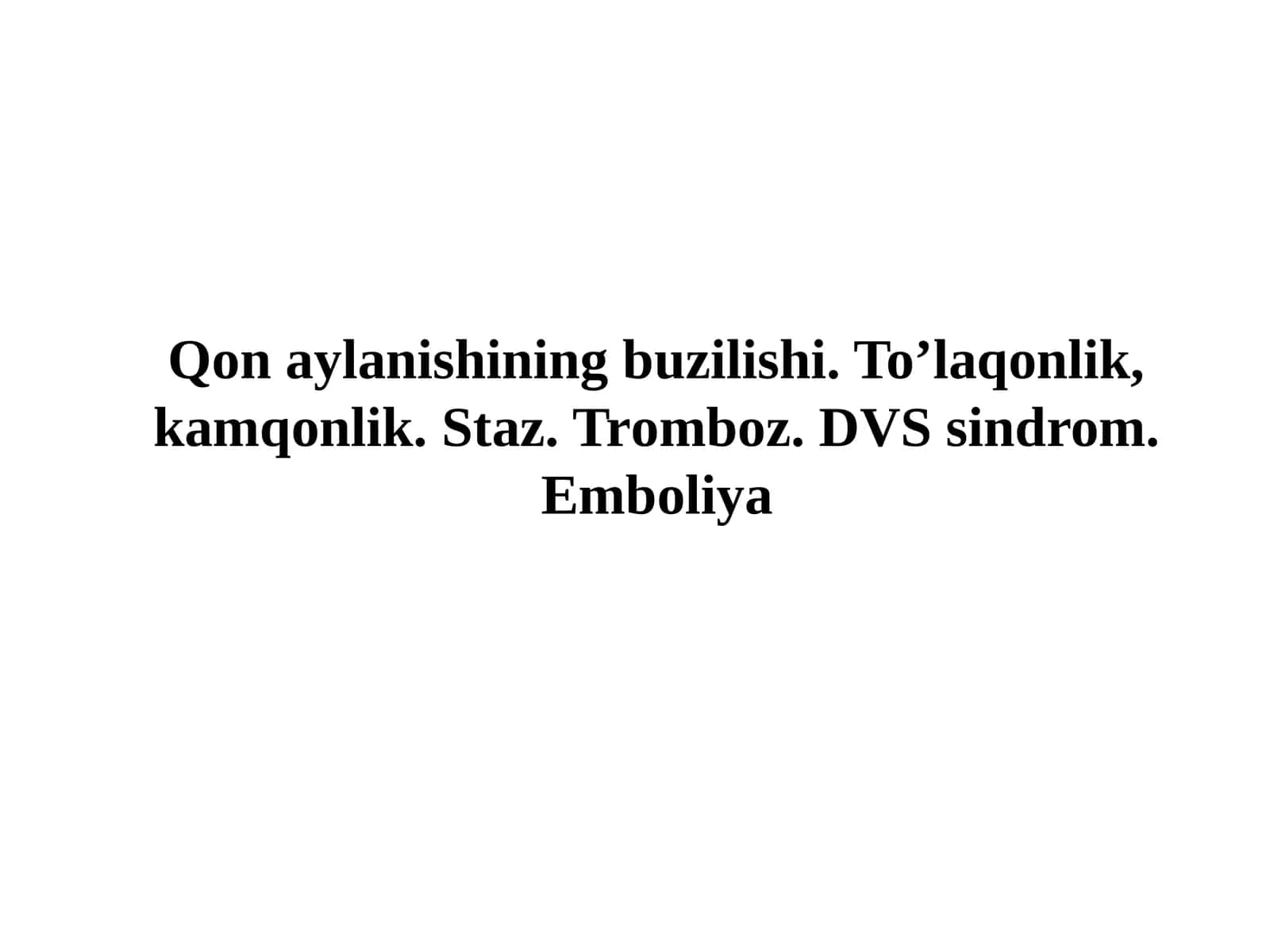 QON AYLANISHINING BUZILISHI 1