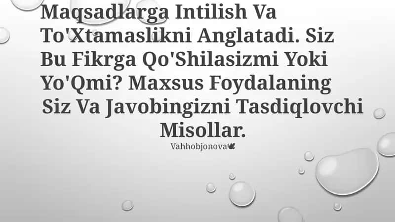 Hech Qachon, Hech Qachon Taslim Bo'Lmang 1