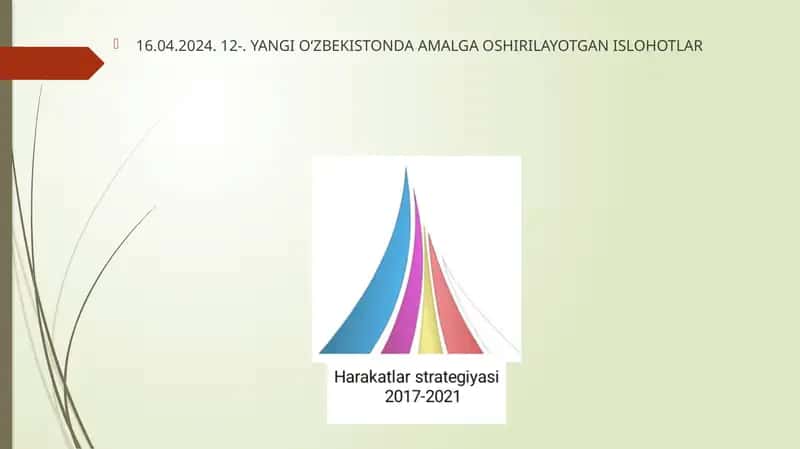 YANGI O‘ZBEKISTONDA AMALGA OSHIRILAYOTGAN ISLOHOTLAR TAYANCH SO‘ZLAR 1