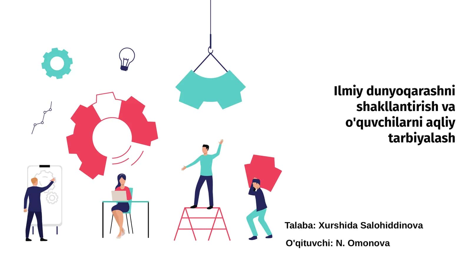 Ilmiy dunyoqarashni shakllantirish va o'quvchilarni aqliy tarbiyalash 1