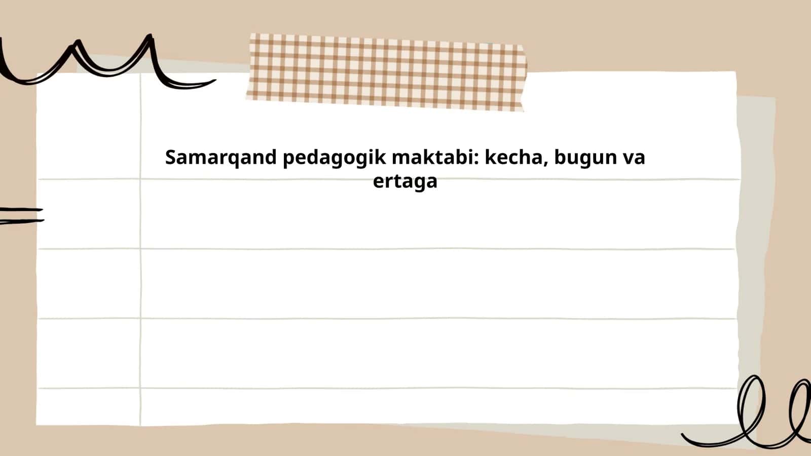 Samarqand pedagogik maktabi: kecha, bugun va ertaga 1