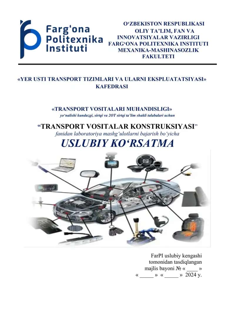 Transport vositalari konstruksiyasi 1