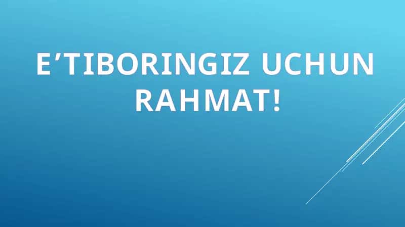 E’TIBORINGIZ UCHUN RAHMAT! 1