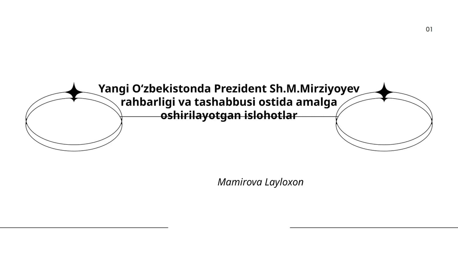 Iqtisodiy islohotlar 1