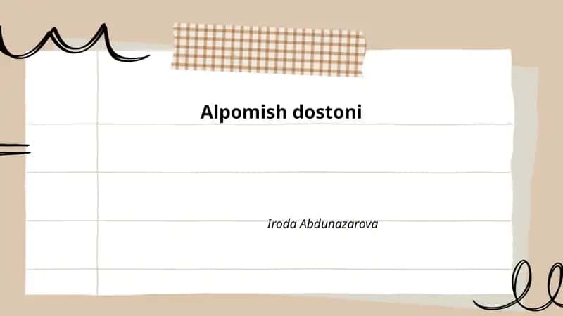 Alpomish dostoni 1