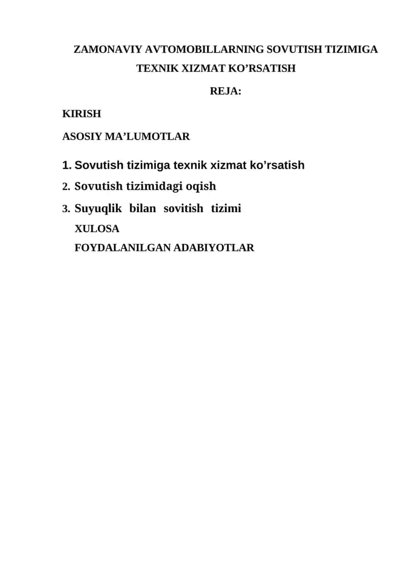 Avtomobil transporti davlat iqtisodiyotini muvaffaqiyatli rivojlanishini harakatga keltiruvchi kuchlar 1