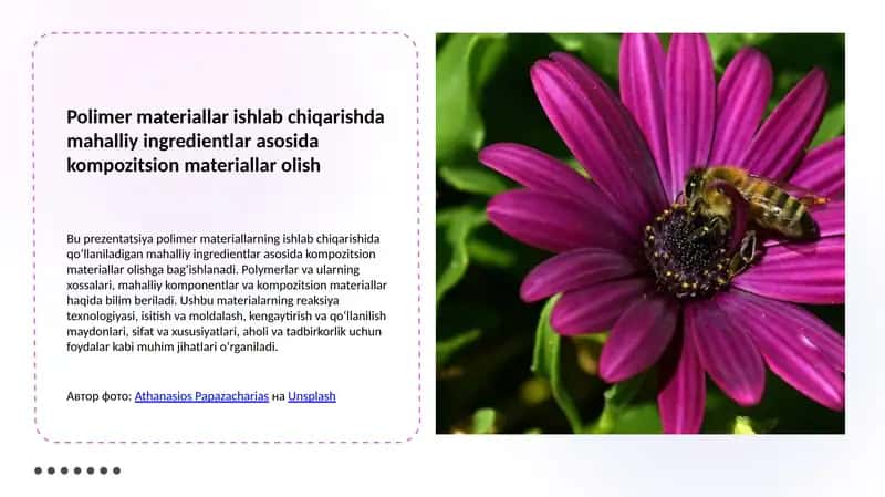 Polimer materiallar ishlab chiqarishda mahalliy ingredientlar asosida kompozitsion materiallar olish 1