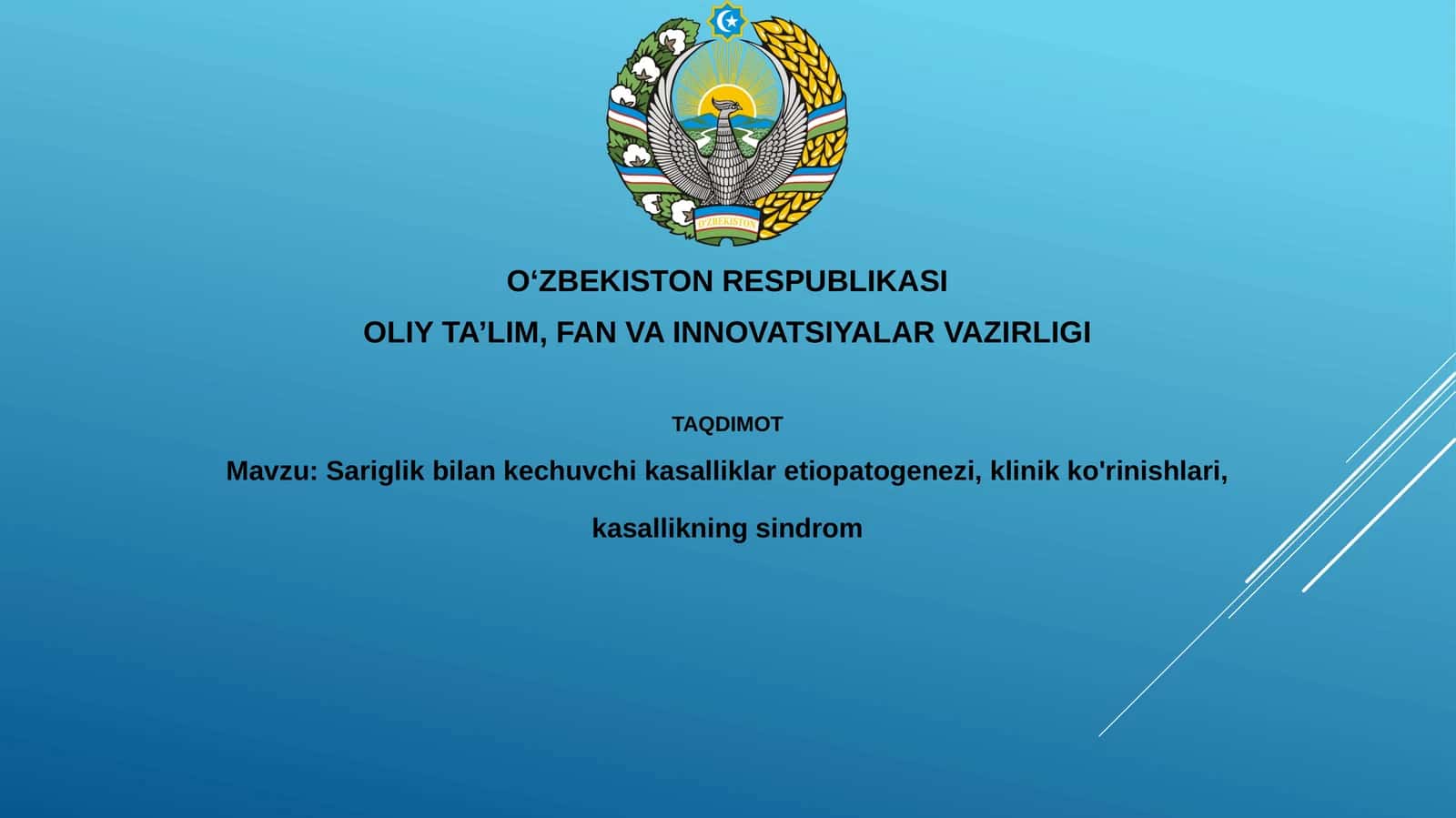 Sariglik bilan kechadigan kasalliklar 1