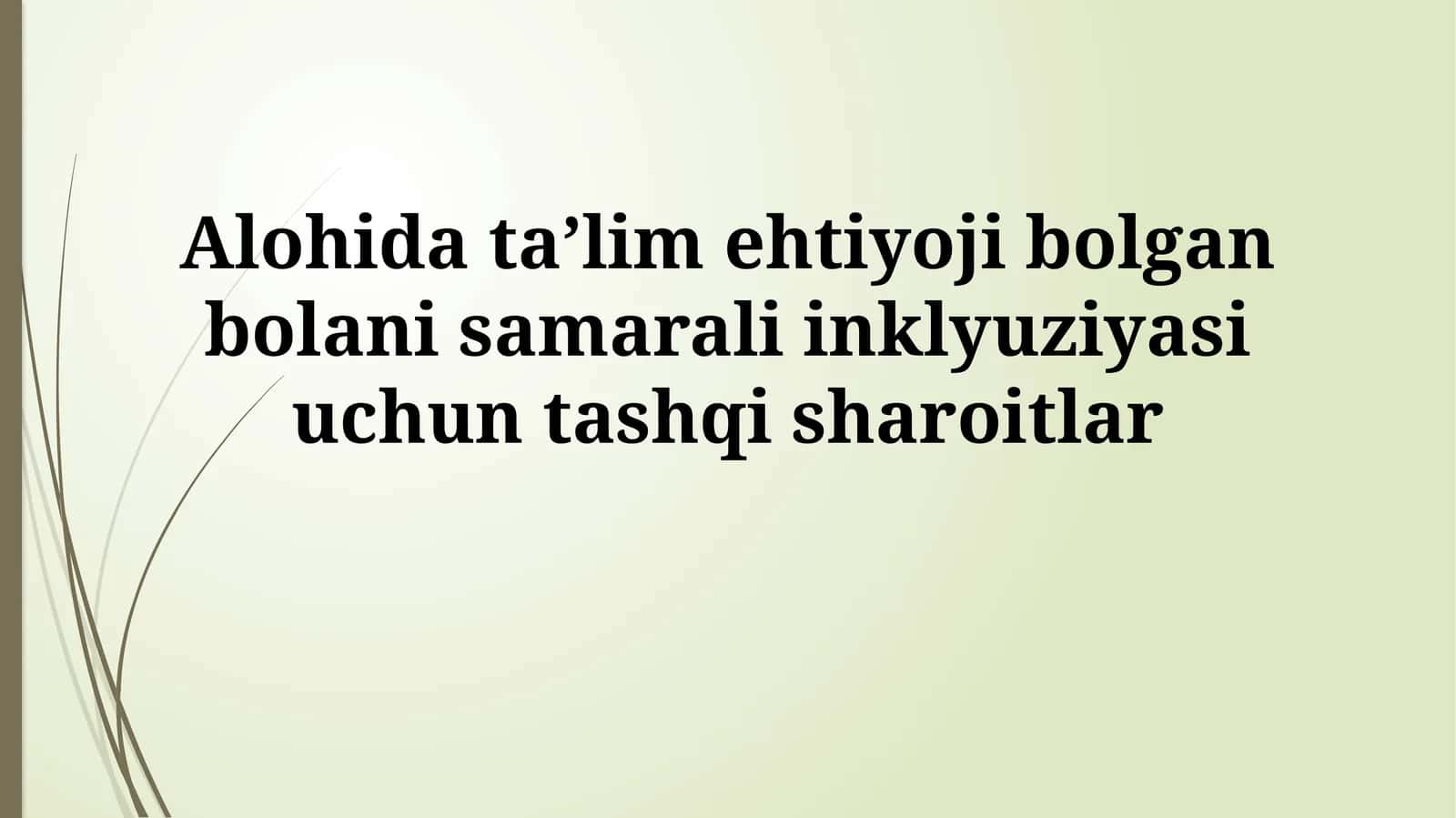 Inklyuziv ta'limga oid treninglar va seminarlar 1