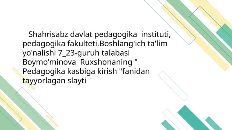 Islom dini ta'limoti 1