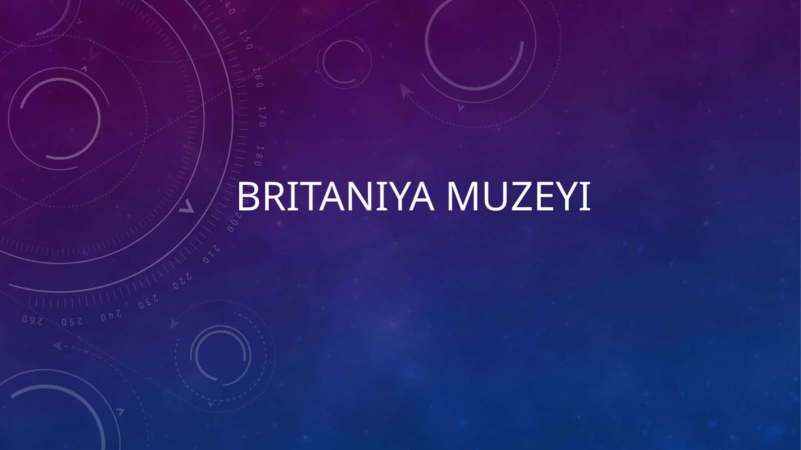 Britaniya muzeyi 1
