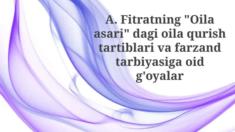 Fitratning "Oilaasari" 1