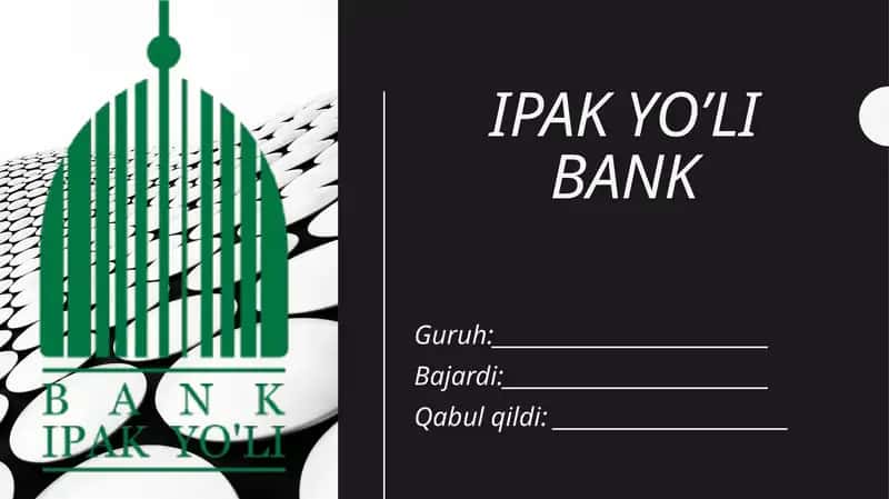 Ipak yo’li bank 1