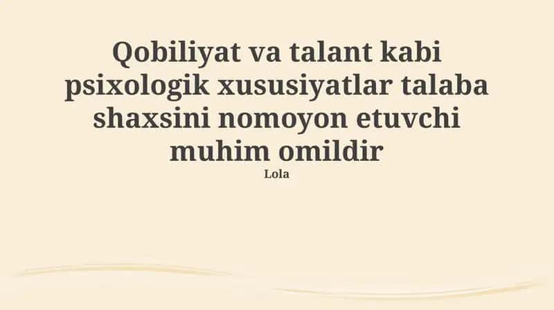 Talant va qobiliyat: Ta'riflar, nazariyalar va turlari 1