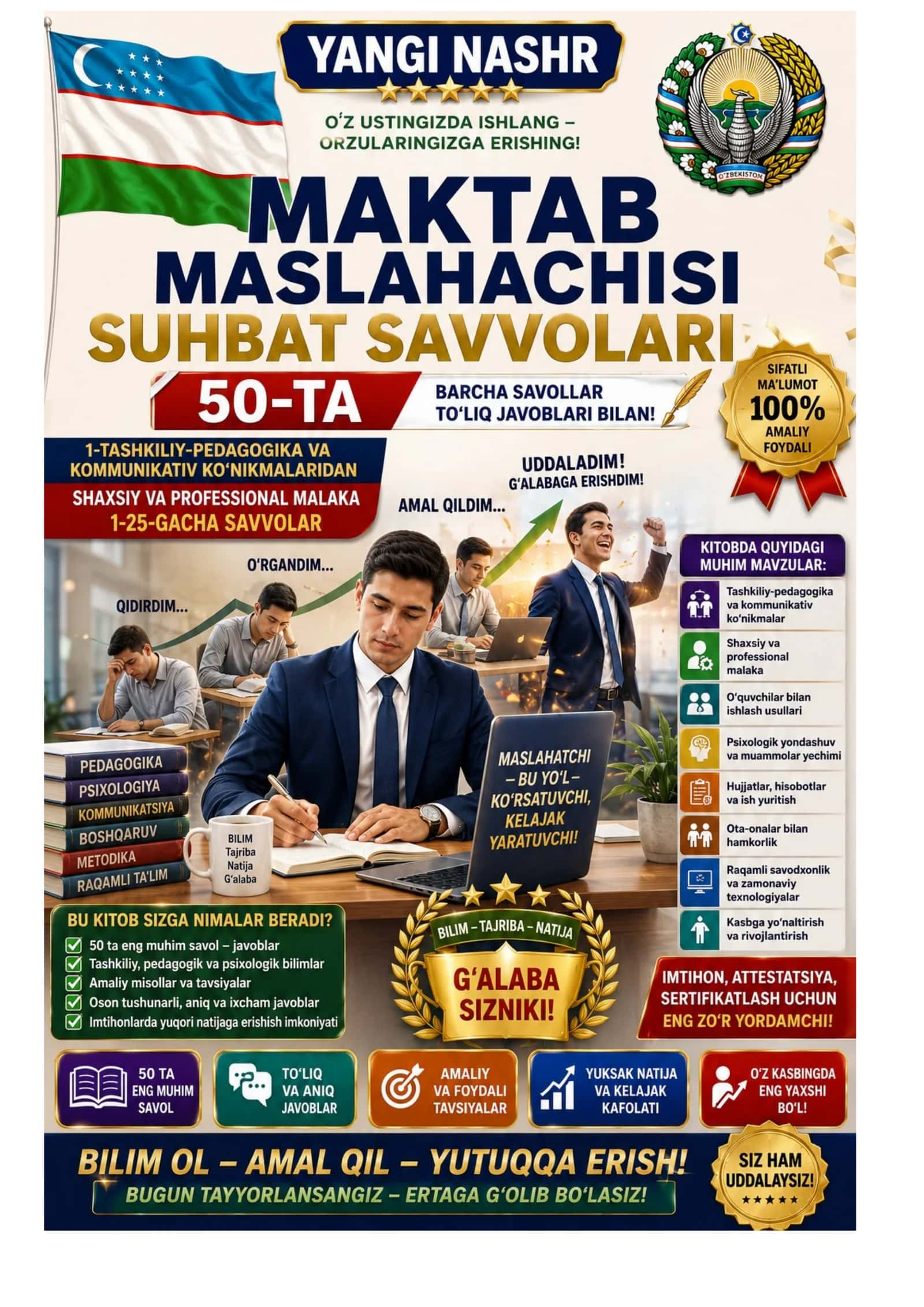 MAKTAB MASLAHACHISI SUHBAT SAVVOLARI 1