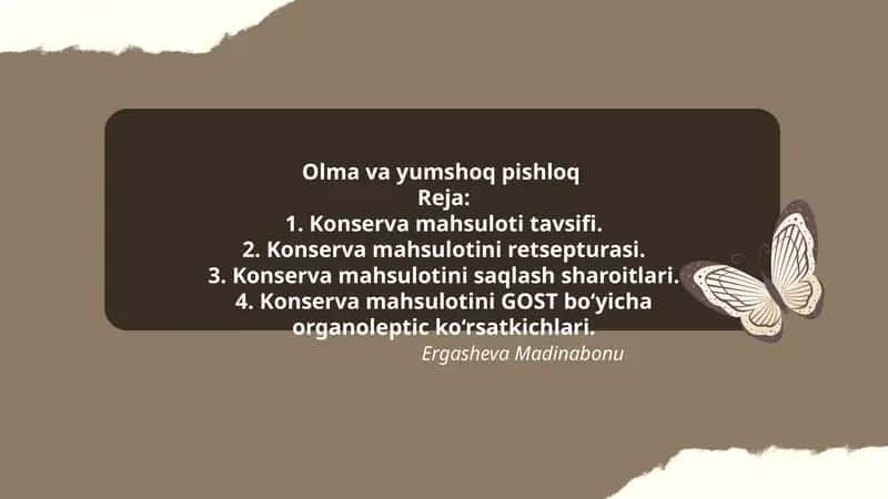 Olma va yumshoq pishloq 1