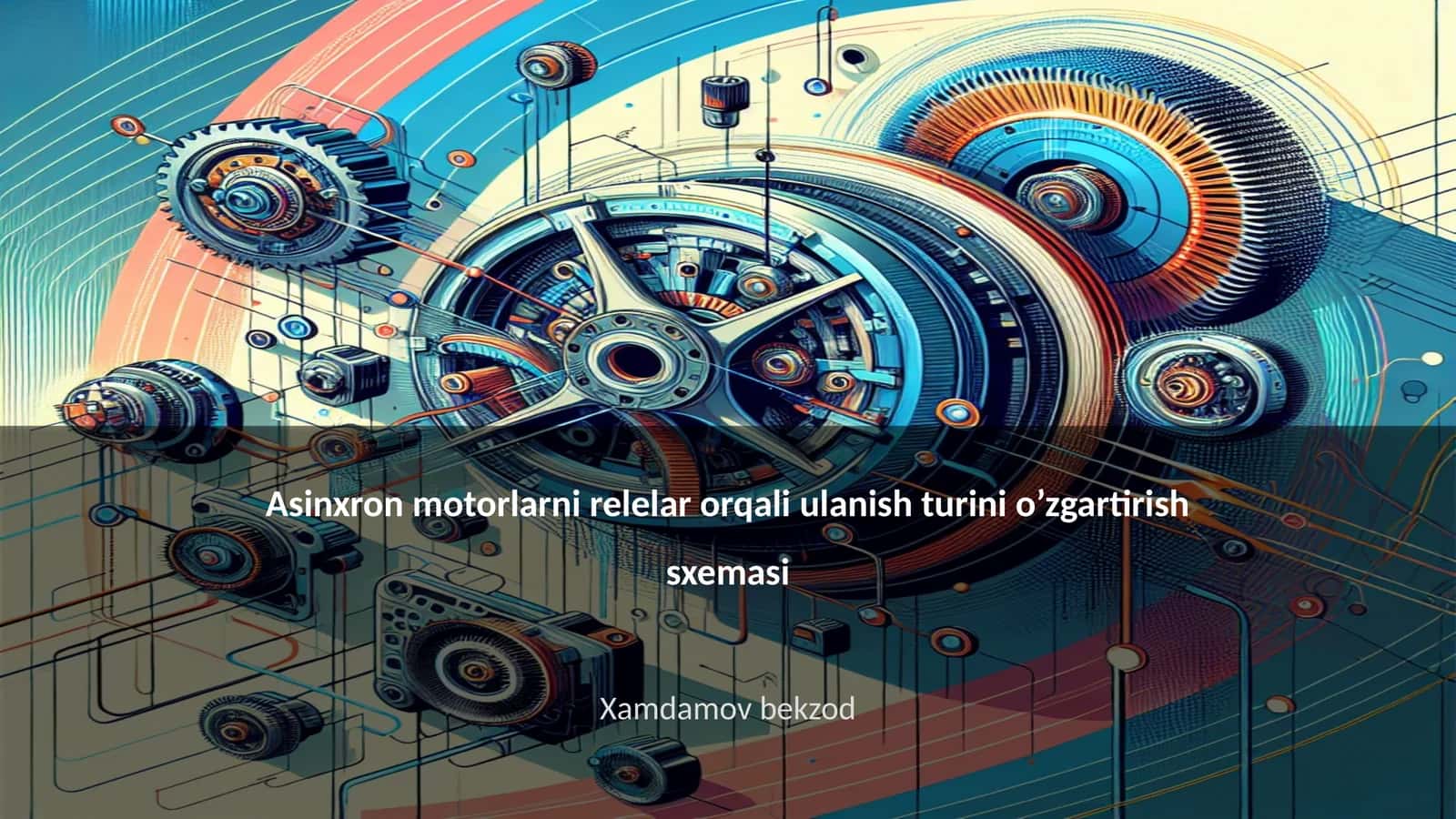 Asinxron motorlarni relelar orqali ulanish turini o’zgartirish sxemasi 1