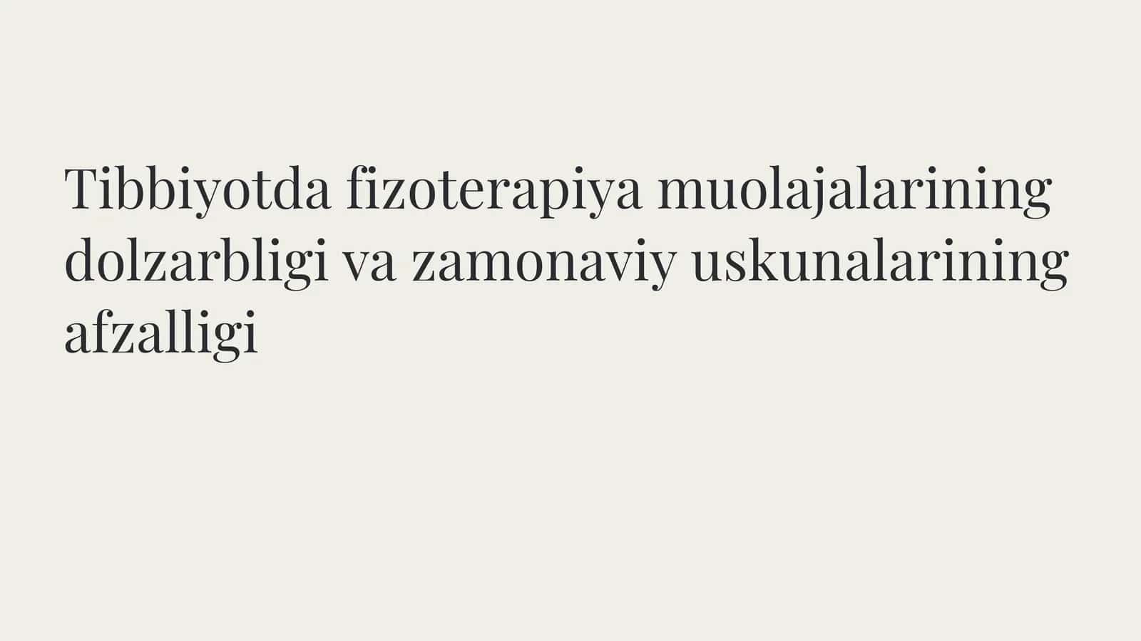 Fizoterapevtik vositalar va ularni qo‘llash mumkin bo‘lgan kasalliklar hamda mumkin bo‘lmagan holatl 1