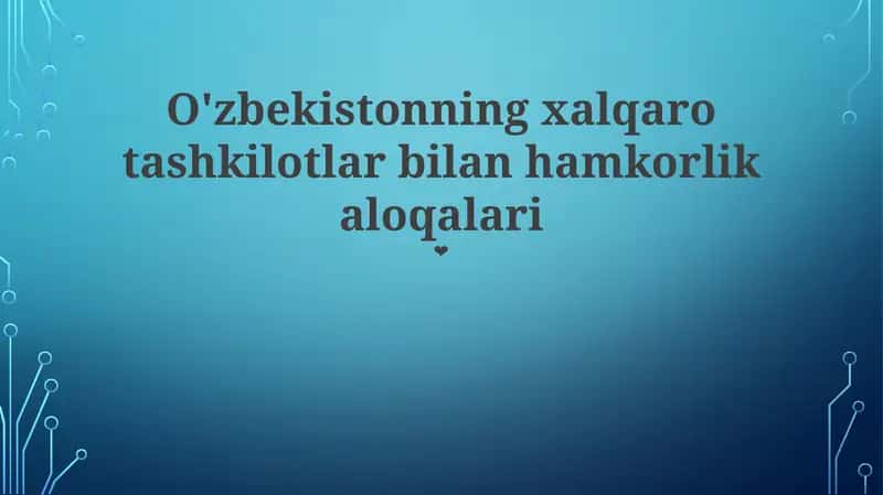 Mintaqaviy tashabbuslar 1