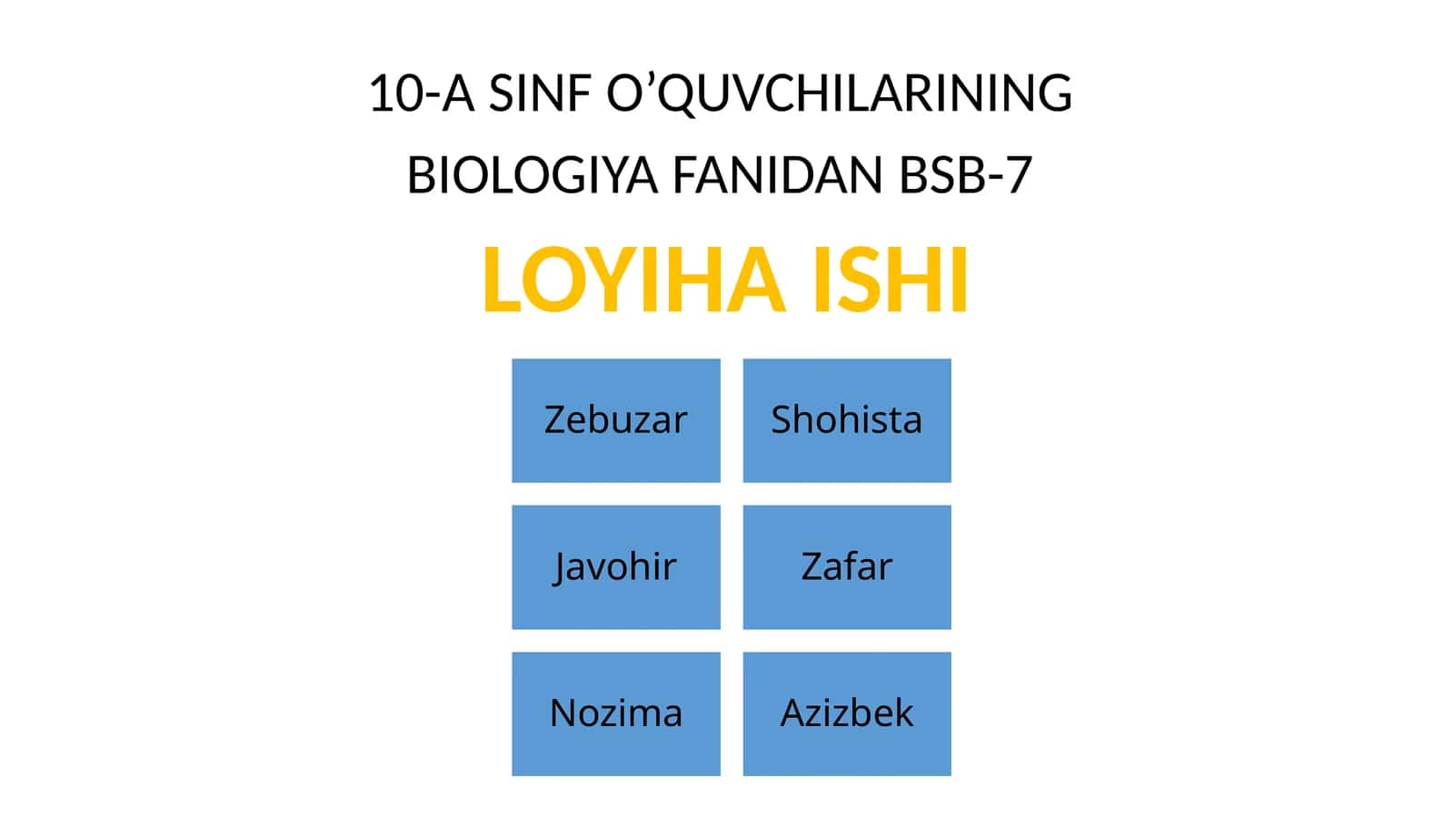 Turli muhit sharoitida o'sgan o'simliklarning tuzilishini taqqoslash 1