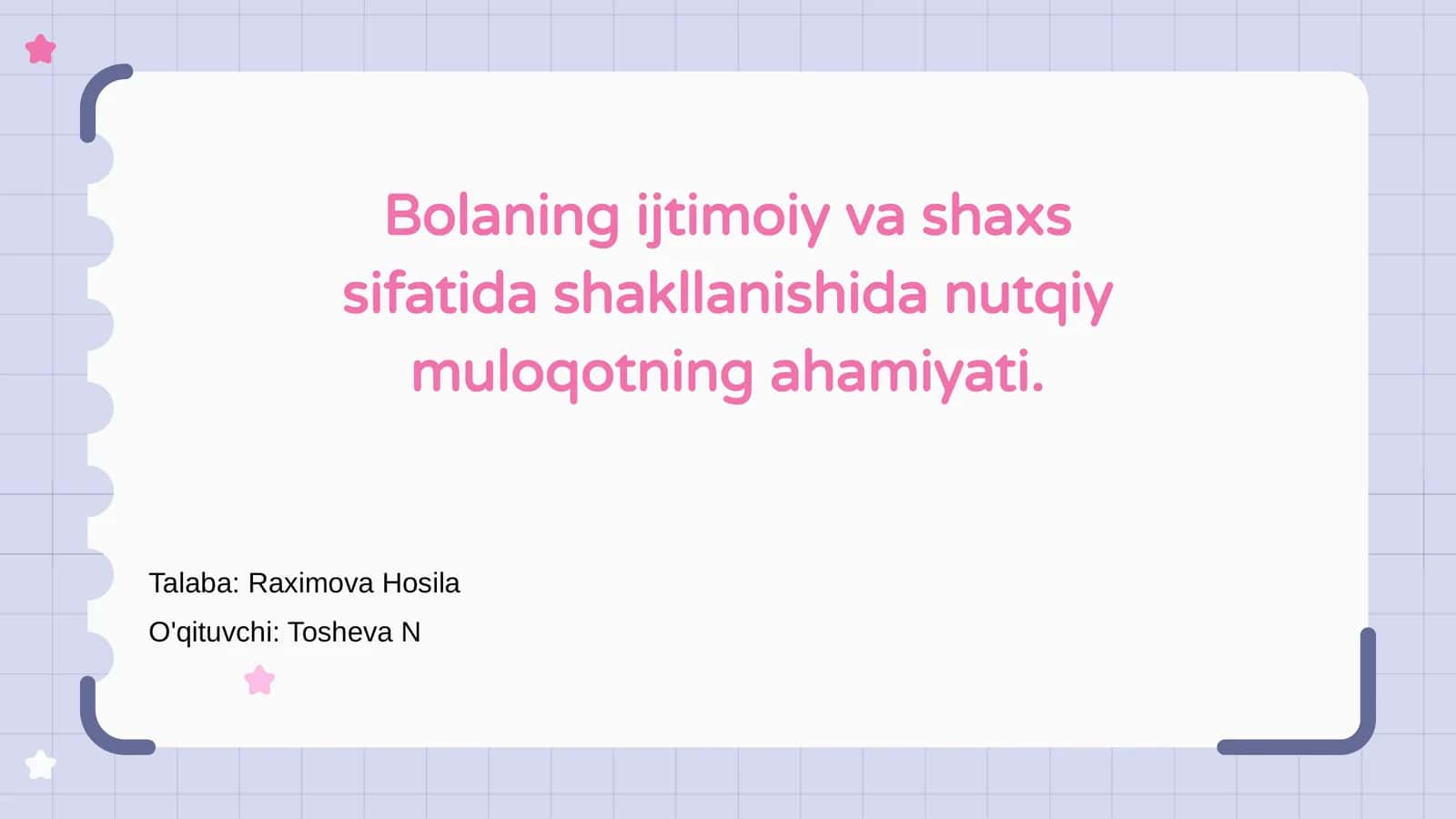 Nutqiy muloqotning ahamiyati 1