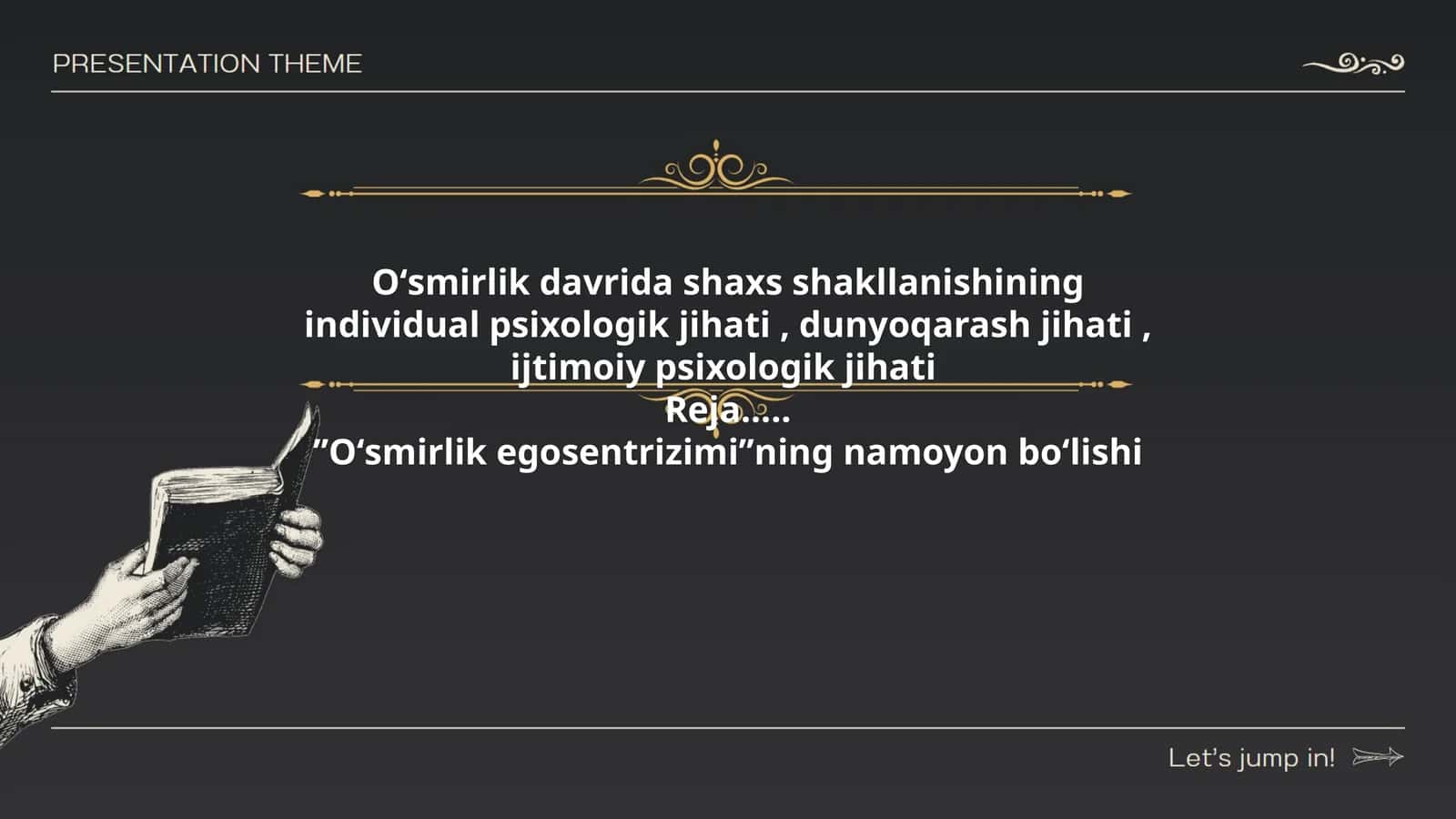 Oʻsmirlik egosentrizimi 1