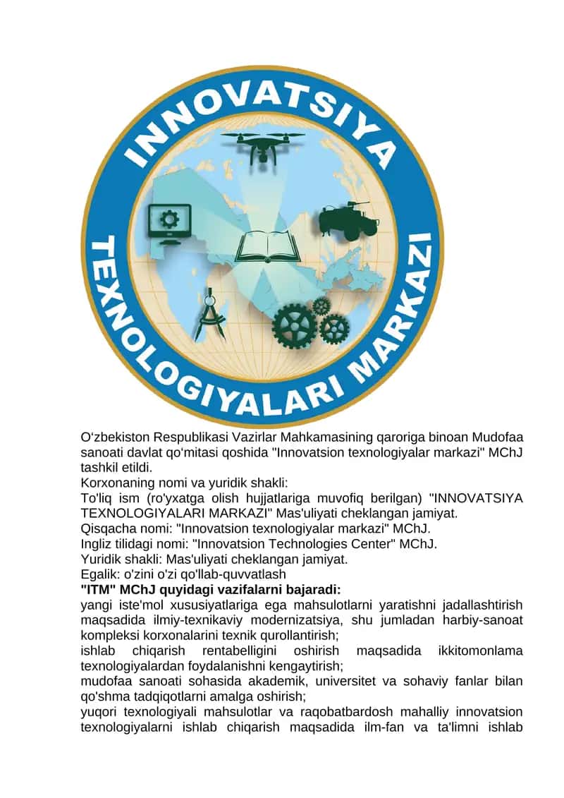 Innovatsion texnologiyalar markazi 1