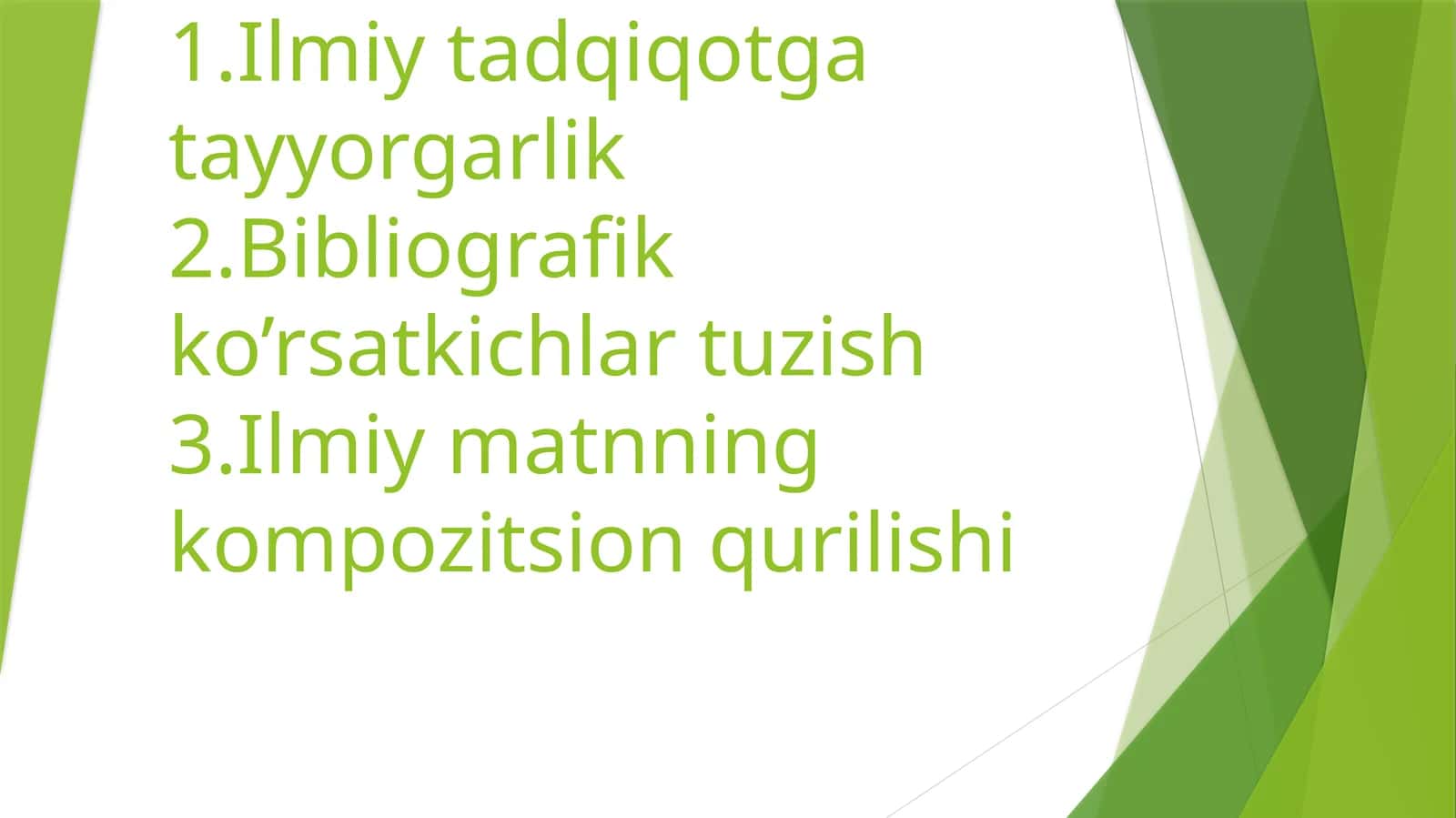 Ilmiy tadqiqot yozish 1