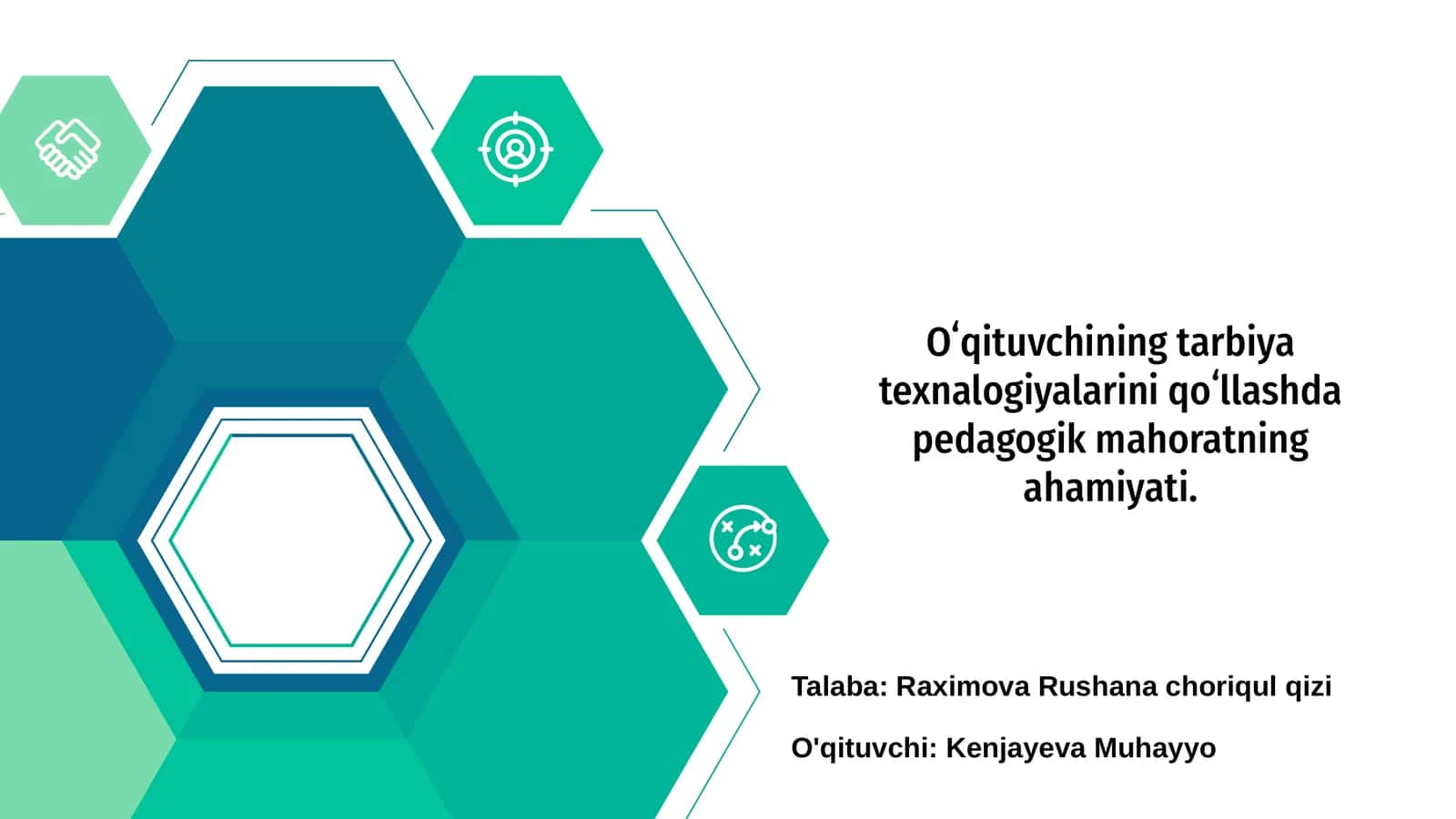 Oʻqituvchining Pedagogik Mahorati 1