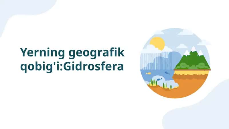 Yerning geografik qobig'i Gidrosfera 1