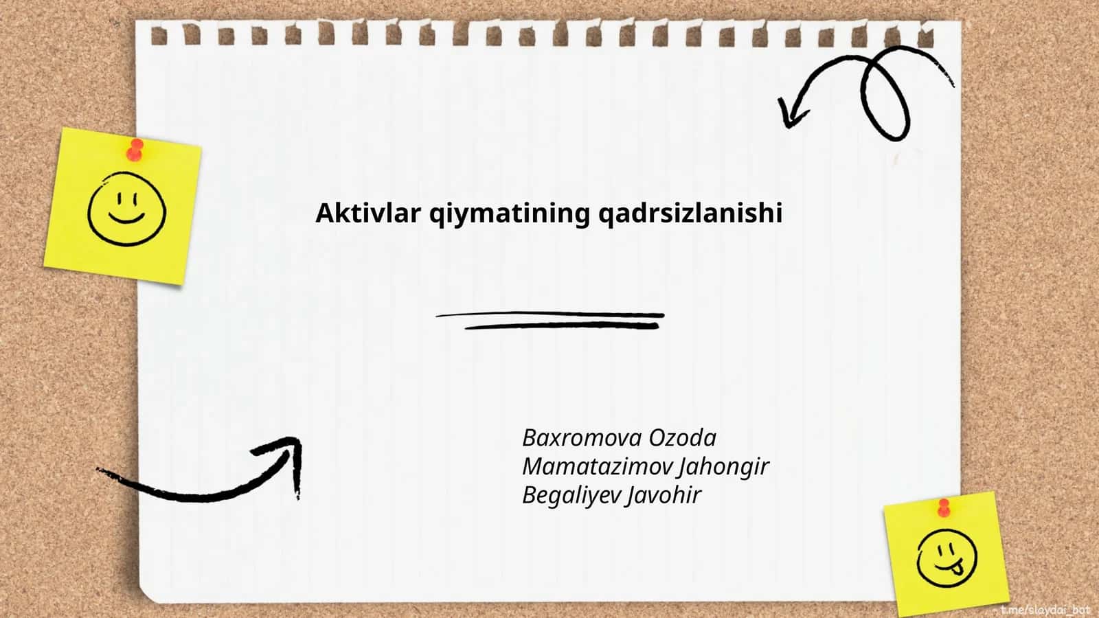 Aktivlar qadrsizlanishining sabablari 1