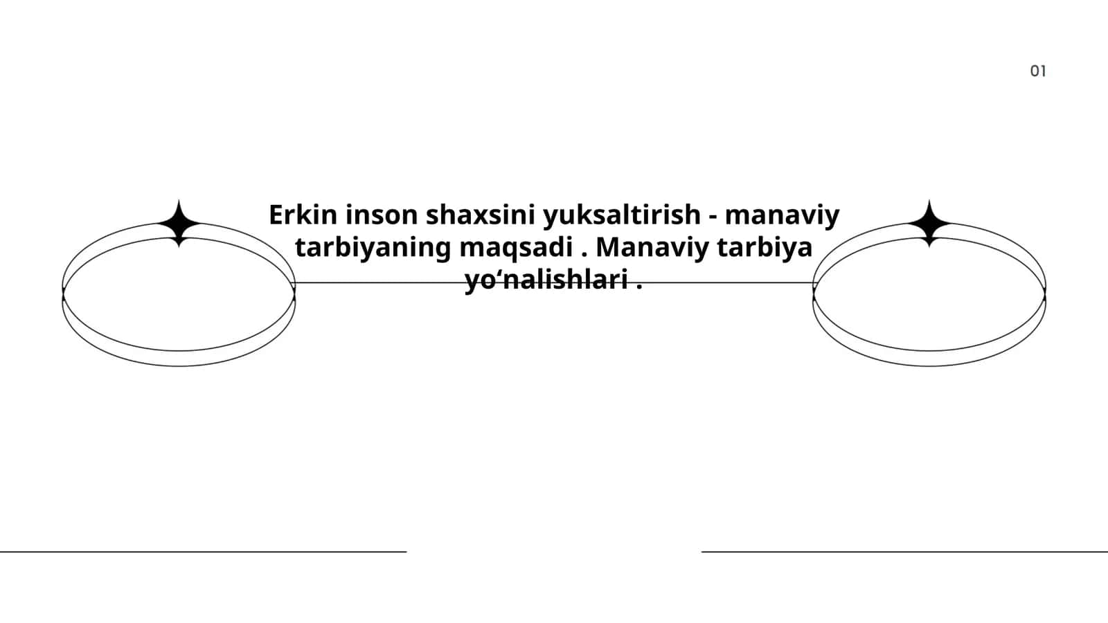 Erkin inson shaxsini yuksaltirish - manaviy tarbiyaning maqsadi 1