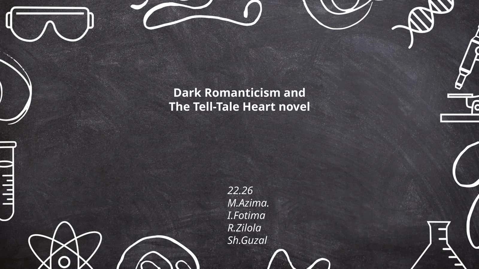 Dark Romanticism and The Tell-Tale Heart novel 1