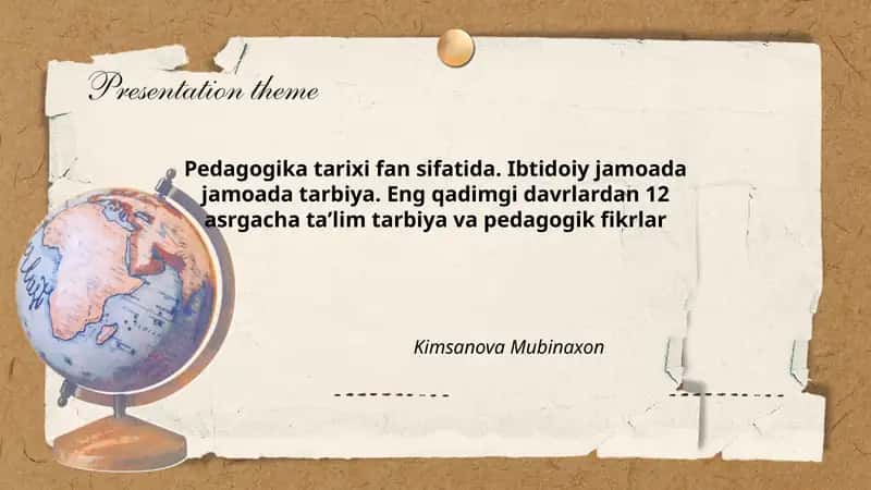 Pedagogika tarixi 1