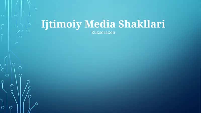 Ijtimoiy Media Shakllari 1