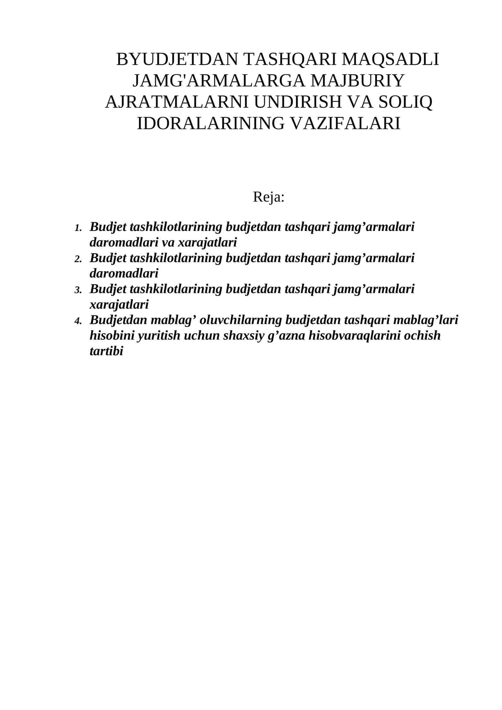 Budjetdan Tashqari Maqsadli Jamg'armalarg 1