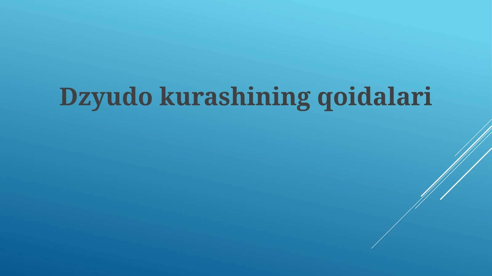 Dzyudokurashiningqoidalari 1