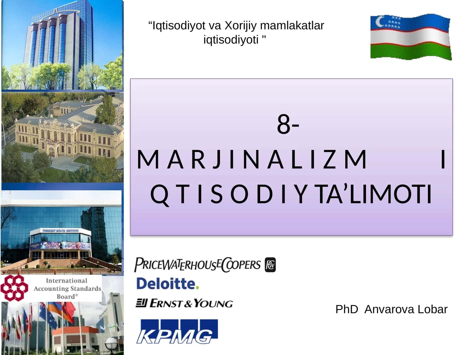 8-M A R J I N A L I Z M I Q T I S O D I Y TA’LIMOTI 1